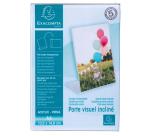 Exacompta A6 Tilted Sign Holder - Crystal