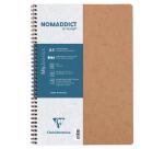 Cahier reliure intégrale Age Bag A4 100 pages petits carreaux - Tabac