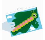 Boîte créative, Educativ' Stickers, Lignes de gommettes - Multicolore