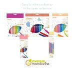 Pochette 12 feutres pailletés