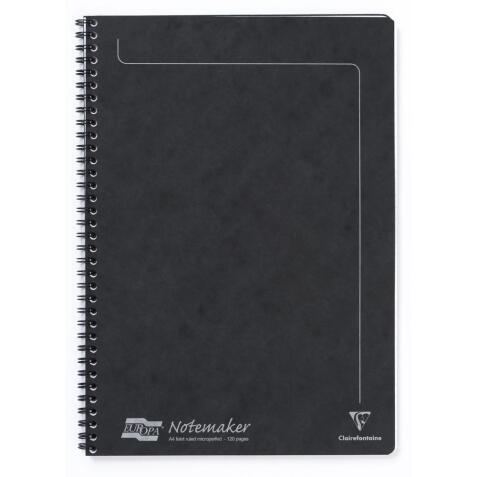 Notemaker Europa cahier reliure intégrale A4 120 pages détachables ligné