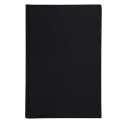Registre 35x22,5cm 5x5 folioté 600 pages - Noir toilé