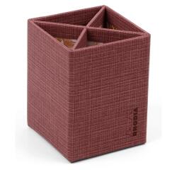 Rhodia collection ORANGE Botanique - pot à crayons, 8 x 8 x 11 cm - Amaranthe