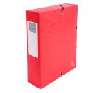 Archivbox aus Colorspan-Karton 600g, Rückenbreite 80mm mit Etikett, 25x33cm für DIN A4