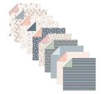 ORIGAMI, Pochette de 60 feuilles 70g/m2 au format 15x15cm - Little love - Multicolore