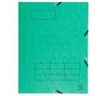 Chemise à élastique Imprimée 3 rabats carte lustrée 355gm2 - A4 - Couleurs assorties