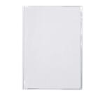 Protège-cahiers cristalux avec rabats marque-pages PVC 22/100ème A4 - Incolore