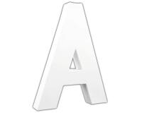 Lettre A 20,5cm - Blanc