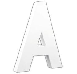 Lettre A 20,5cm - Blanc