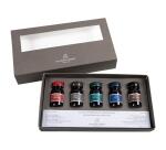COFFRET 5 FLACONS 10ML ENCRES 1670 A PAILLETTES DOREES - Assortiment