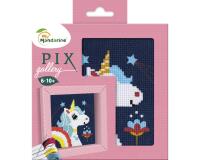 Pix Gallery, Licorne - Bleu