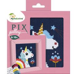 Pix Gallery, Licorne - Bleu