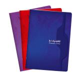 Cahier piqué 7000 A4 192 pages petits carreaux 70 g - Assortis
