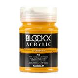 Peinture acrylique fine pot 500ml - Ocre jaune (nuance rouge)