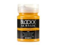 Peinture acrylique fine pot 500ml - Ocre jaune (nuance rouge)