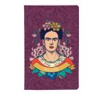 Frida Kahlo, Carnet cousu fil 9x14cm, 96 pages, ligné, ass.