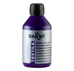 DARWI Flacon de 250 ml de Peinture Textile Opaque - Violet
