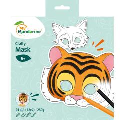 Graffy Pop Mask, Animaux - Bleu