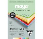 Maya bloc collé 25F A3 185g