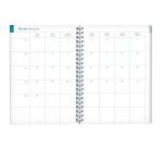 Agenda de bureau EasyTime 21S Spiralé Mini Labo 21 x 15 cm Semainier Janvier à Décembre 2026 - Vert