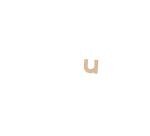 Petite lettre kraft u 8,5cm - Kraft