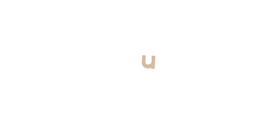 Petite lettre kraft u 8,5cm - Kraft