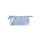 PLUME Grande pochette 2 compartiments en Daim irisé 22x11cm - Bleu