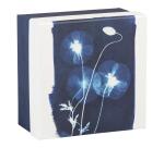 Cyanotype, Set de 3 boîtes gigognes carrées 25x25x12 cm, 20x20x11cm, et 16x16x10 cm