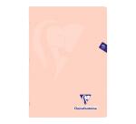 Cahier piqué Mimesys PASTEL A4 96 pages ligné couverture polypropylène - Assortis