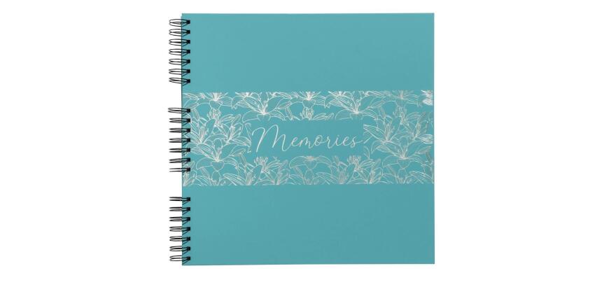 Exacompta Titane Spiral Photo Album, 60 Black Pages