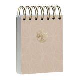 Inspire, Bloc reliure intégrale en-tête 9x11 cm, 160 feuilles, uni, ass.