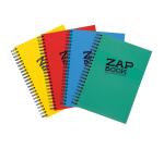 Zap Book carnet spiralé 160F A4 80g - Assortiment mixte