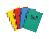 Zap Book carnet spiralé 160F A4 80g - Assortiment mixte