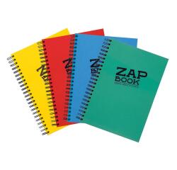 Zap Book carnet spiralé 160F A4 80g - Assortiment mixte