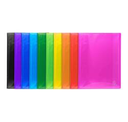 Carpeta de fundas Iderama® polipropileno semi-rígido 5/10º - (Vistas: 80 Fundas: 40) - 24x32 cm para A4