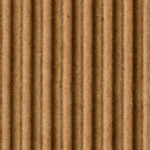 CARTON ONDULÉ,Rouleau moyenne cannelure 300g/m2 au format 50x70cm