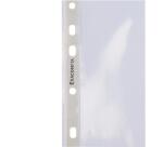 Sachet de 100 pochettes perforées polypropylène grainé Qualité + - A4 - Cristal