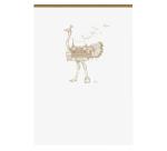 Bloc entoilé en-tête Flying Spirit White A5 140 pages détachables ligné motifs assortis papier ivoire 90g - Blanc