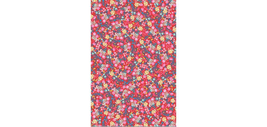 751 - Pochette 20 feuilles Décopatch - Rouge