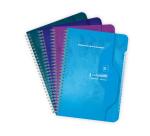 Répertoire reliure intégrale 7000 A5 180 pages petits carreaux 70 g - Assortis