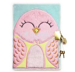 Journal intime fourrure, Oiseau - Rose