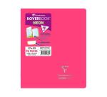 Koverbook Neon Stapled Notebook 17x22cm 96 lined pages + margin opaque polypropylene cover - Assorted