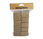 Set 10 petites boîtes carrées 3x15x30cm - Kraft