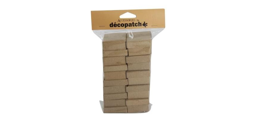 Set 10 petites boîtes carrées 3x15x30cm - Kraft