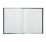 Registre 32x25cm 5x5 folioté 100 pages - Noir