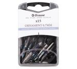 BOITE 15 PLUMES ORNAMENT