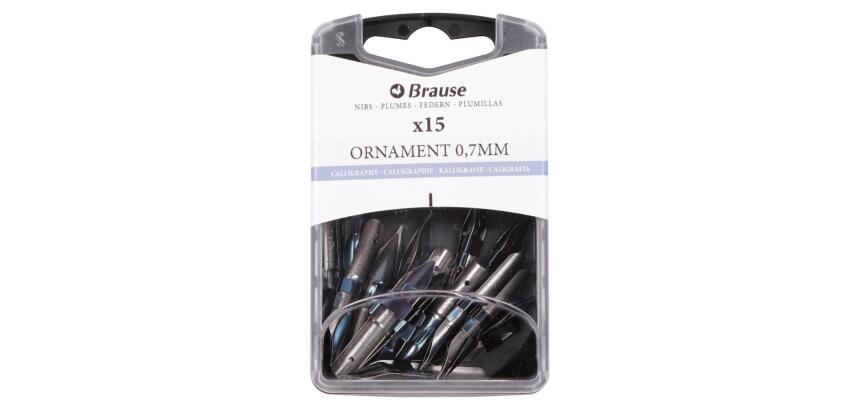 BOITE 15 PLUMES ORNAMENT