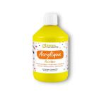 ACRYLIQUE MATE 500 ML JAUNE PRIMAIRE - Jaune