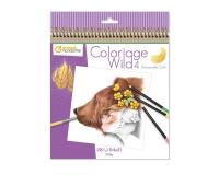 Carnet de coloriage Wild 4 - Violet