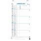 Calendrier bloc mensuel avec feuillets détachables sans support 15,5 x 28,5 cm 2026